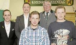 v.l.: KSPL R. Müller,KSM C. Schmid, M. Lutz, KSM G. Schwab und C. Lutz